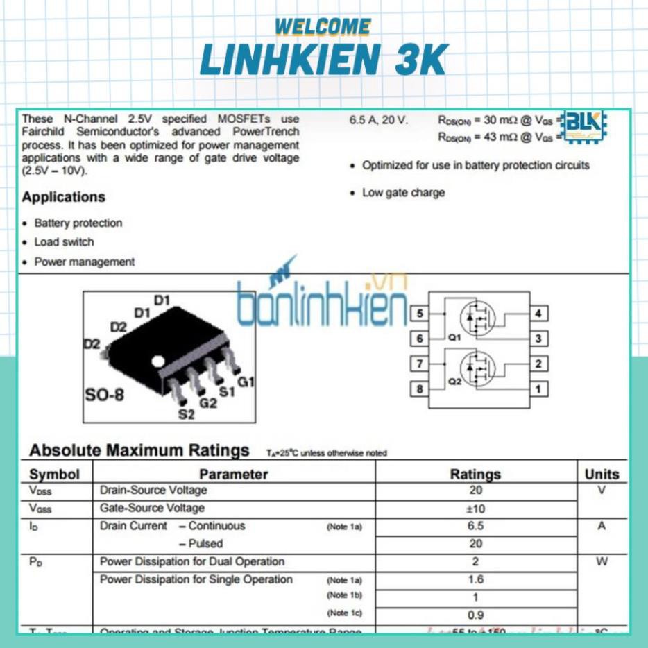IC Chức Năng APM9926 SOP8 MOSFET | BigBuy360 - bigbuy360.vn