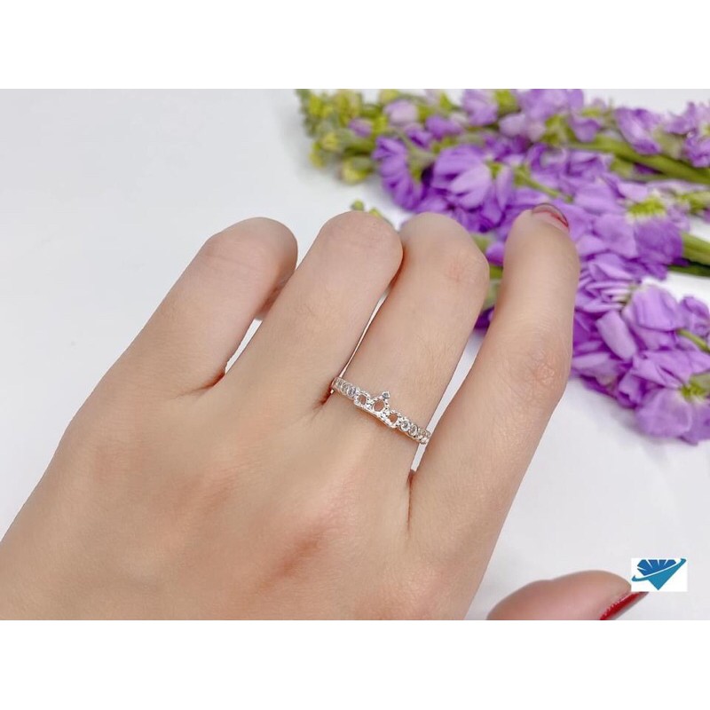 NHẪN NỮ BẠC TA PHỚT XI SÁNG ĐẸP