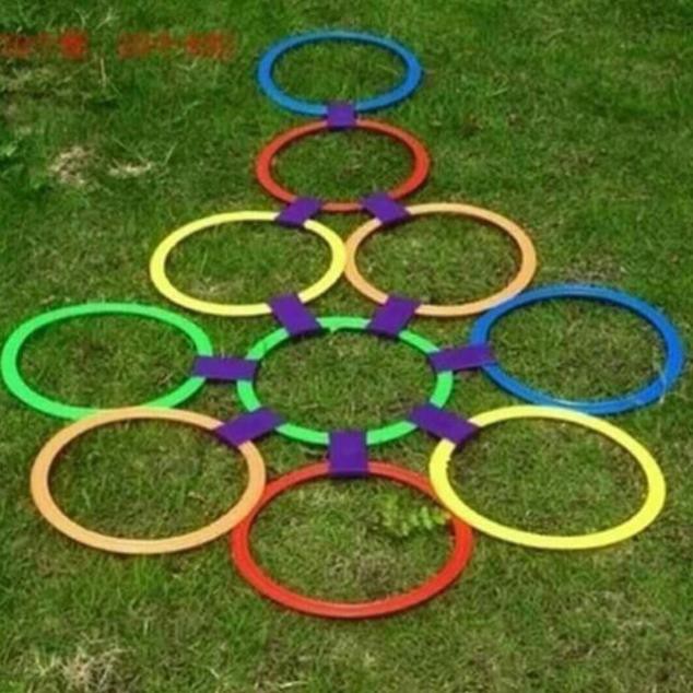 Ghép vòng đa năng - Bộ 10 chiếc vòng vận động cho bé nhẩy lò cò