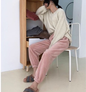 Quần nỉ lông nữ siêu ấm