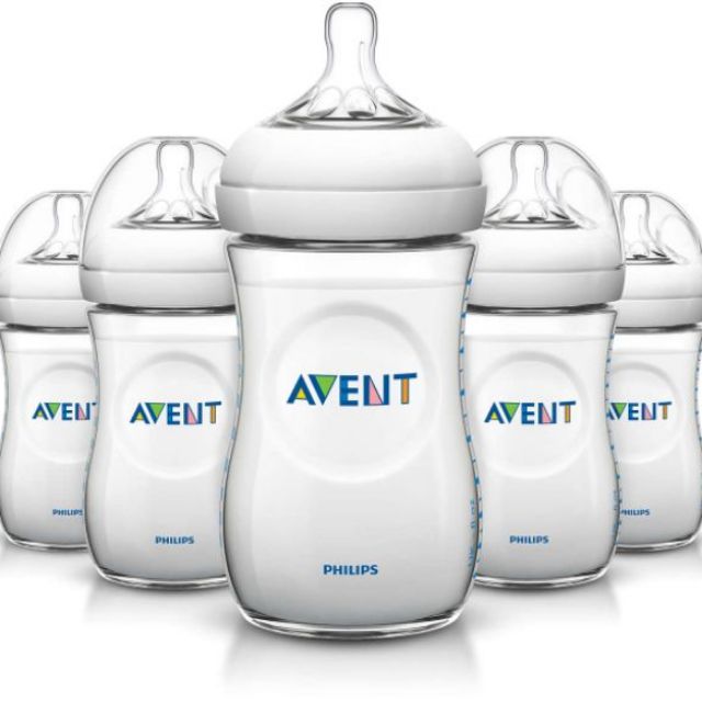 Bình sữa Philips Avent Natural mô phỏng tự nhiên cho bé 125ml/260ml/330ml hàng nhập Mỹ chuẩn