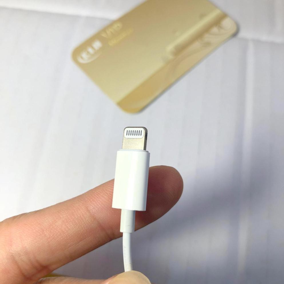 Cáp chuyển tai nghe iphone Lighning ra chân tròn 3.5 mm, Jack adapter hỗ trợ mic nghe gọi cho Ip 5 6 7 8 x 11 12 KLH