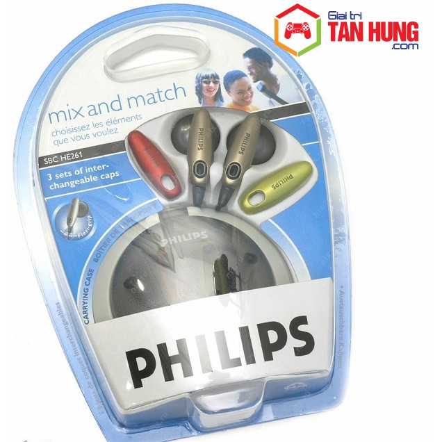 Tai Nghe nhạc Mp3 Philips Extra bass SHE2610 SBC-HE261 thanh lý hàng tồn kho