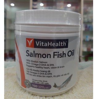 Thực Phẩm Bảo Vệ Sức Khỏe Salmon Fish Oil (Hộp 100 viên)