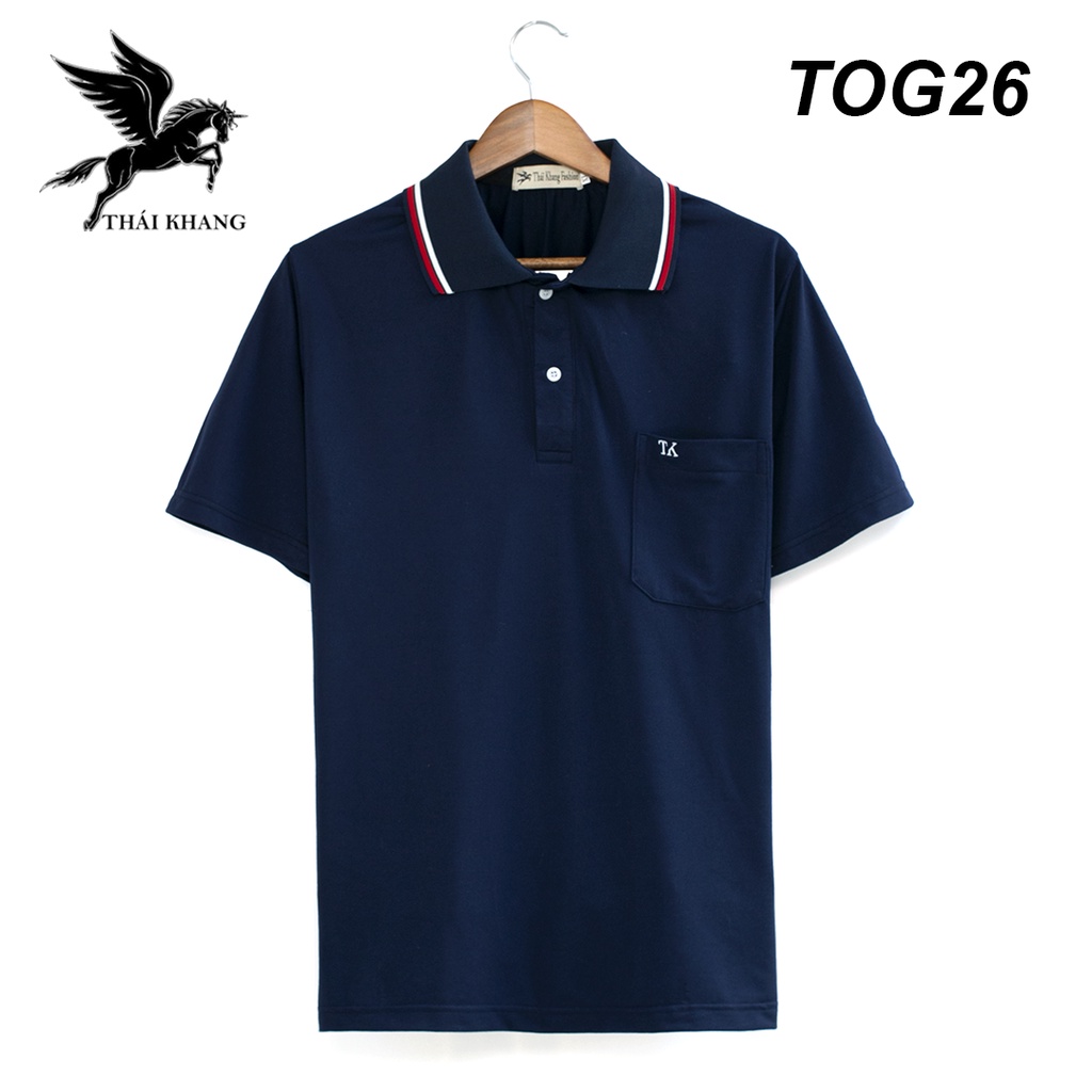 Áo thun nam có cổ  vải xịn cotton mềm mịn mát loại áp polo nam tay lỡ có túi form rộng trung niên TOG2 | BigBuy360 - bigbuy360.vn