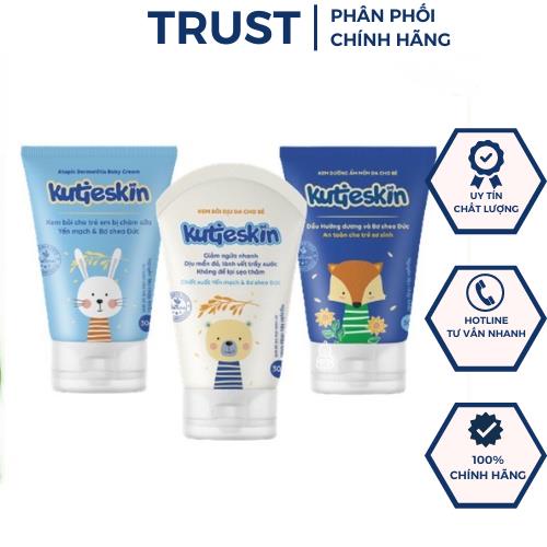 KUTIESKIN Kem bôi da tự nhiên chăm sóc làn da bé, Kem chàm sữa (Dưỡng Ẩm / Chàm Sữa, lác sữa / Mẩn Ngứa, Hăm)_Chính hãng
