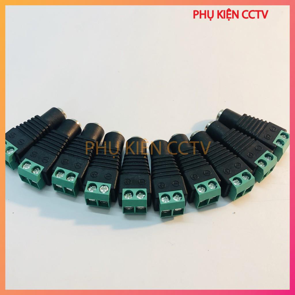[combo 10c] Jack nguồn DC Âm camera loại Vặn Vít, Đầu nối âm nguồn camera | BigBuy360 - bigbuy360.vn