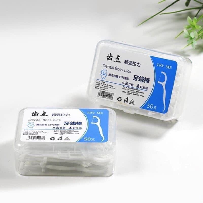 1 HỘP CHỈ NHA KHOA GỒM 50 CHIẾC, GIÁ CỰC BÈO