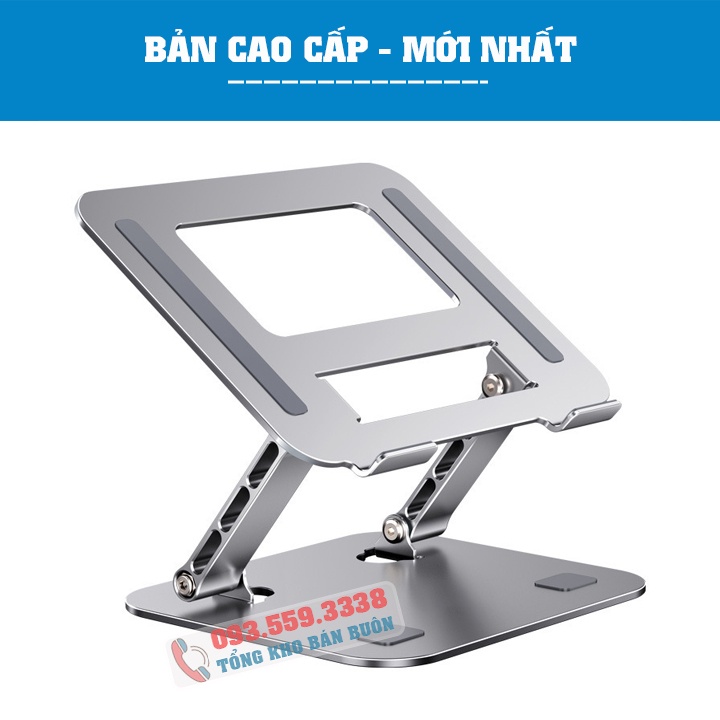 #LS515 / Giá đỡ laptop tablet bằng nhôm ErgoTek ES515 - 11 - 17 Inch - Đế tản nhiệt nâng Laptop - máy tính bảng