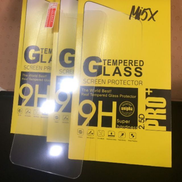 Bộ 3 kính cường lực cao cấp cho Xiaomi Mi5X
