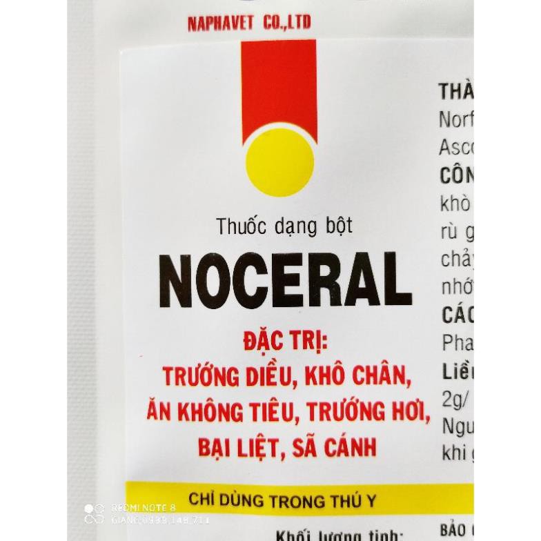 NOCERAL - TRƯỚNG DIỀU KHÔ CHÂN BẠI LIỆT SÃI CÁNH gói 100gr