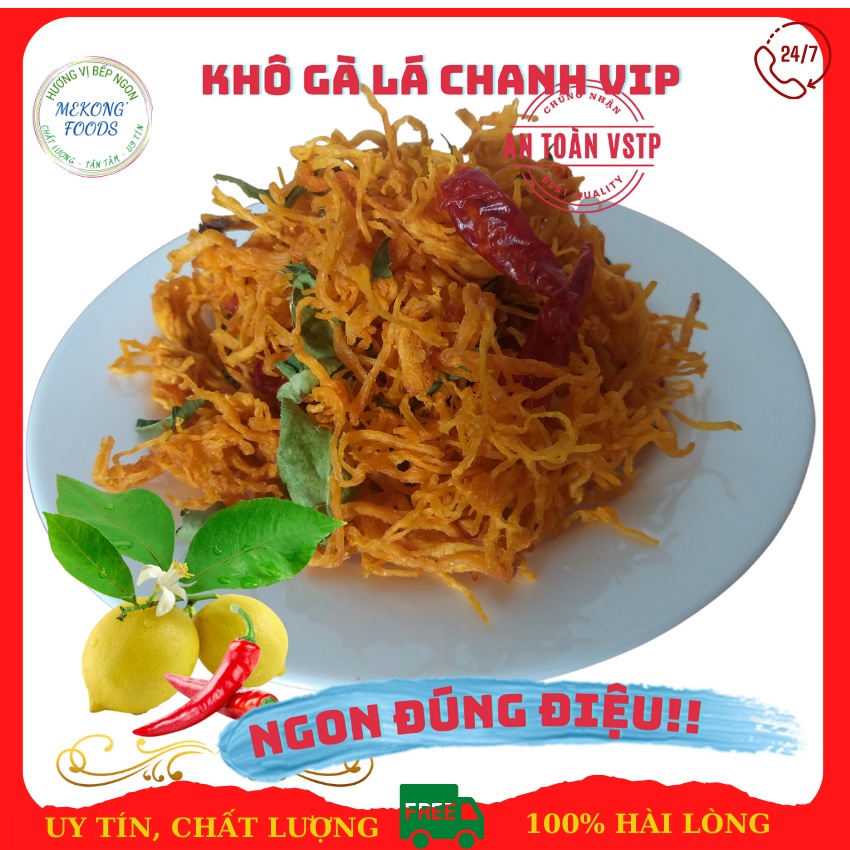 khô gà lá chanh 300g Khô Gà Lá Chanh Dai, Giòn Loại đặc biệt đảm bảo VSANTP | BigBuy360 - bigbuy360.vn