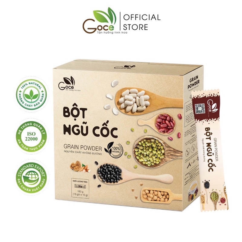 BỘT NGŨ CỐC HỘP 18 gói