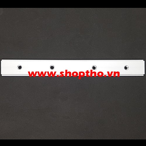 Thanh trượt chữ T dài 20cm nhôm CNC dành cho chế cưa bàn, bàn phay gỗ, cữ trượt