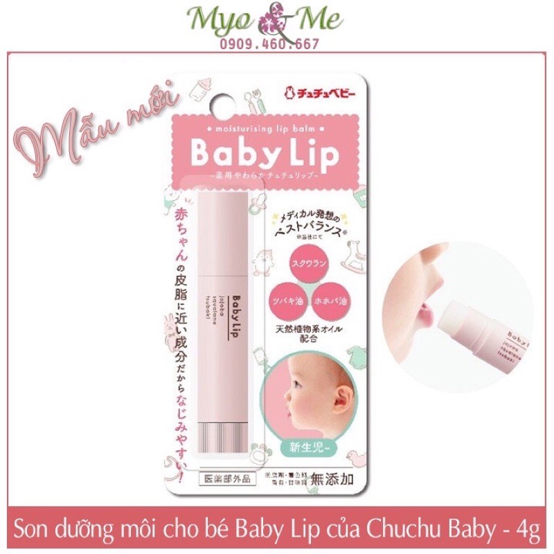 Son dưỡng môi cho bé Chuchu Baby (dùng được cho trẻ sơ sinh)