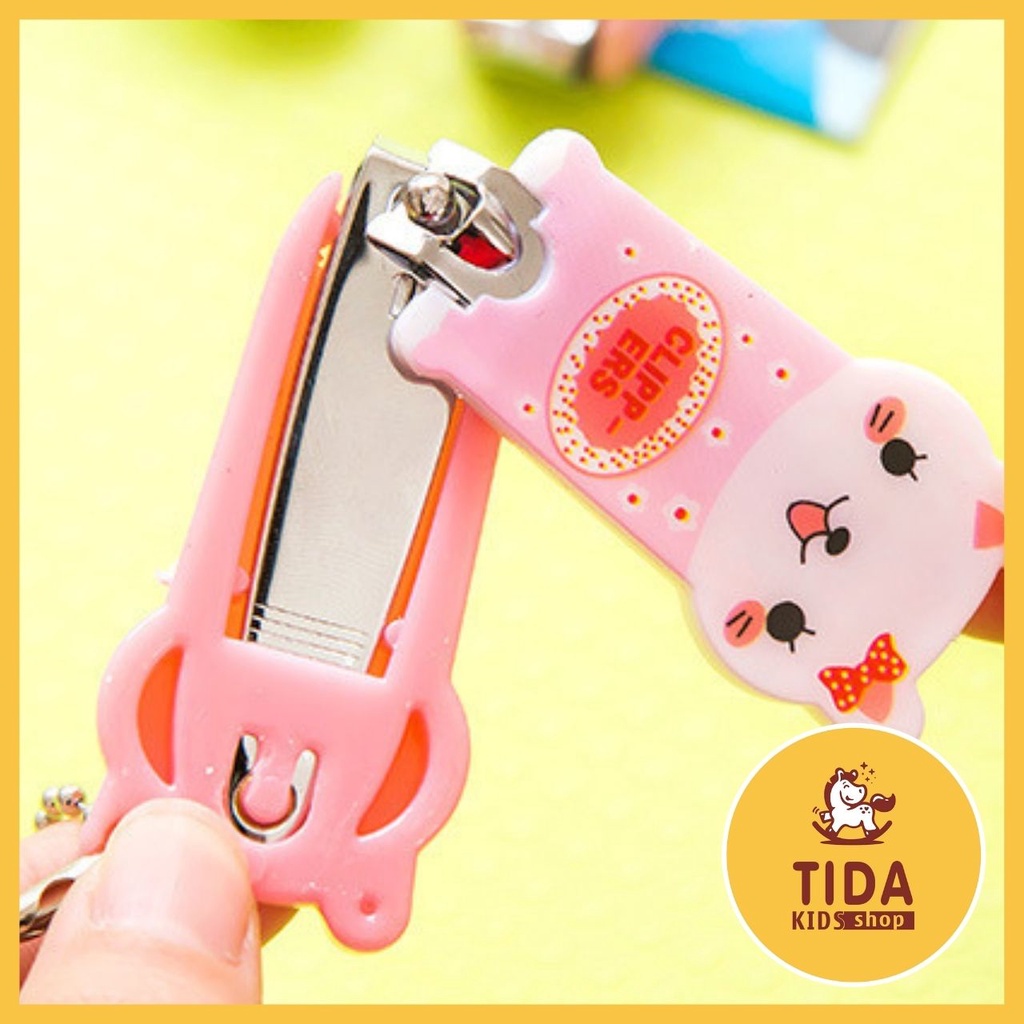 Móc Khóa Cắt Móng Tay ⚡ HÀNG ĐẸP ⚡ Móc Chìa Khóa Bấm Móng Cho Trẻ, Đồ Gia Dụng TiDa Kids Shop