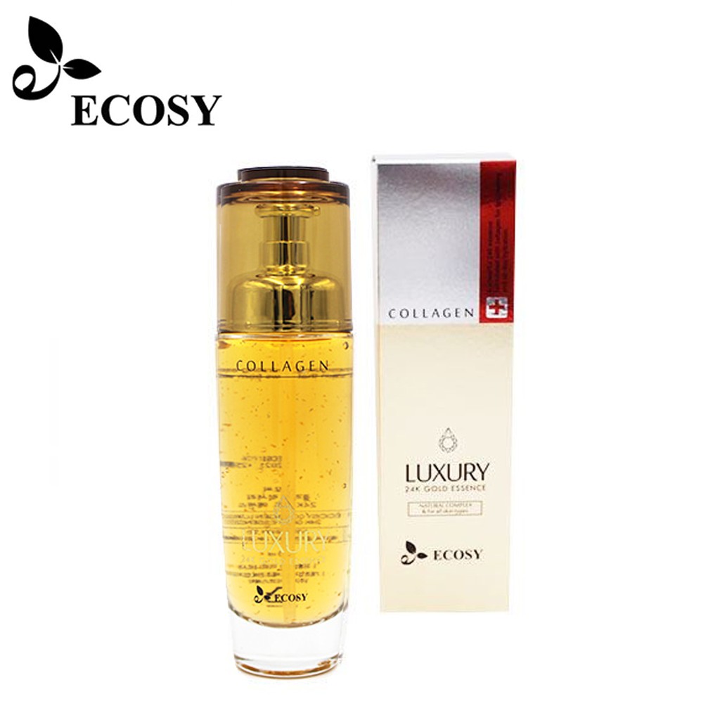 TINH CHẤT CHỐNG LÃO HÓA COLLAGEN LUXURY 24K GOLD ESSENCE ECOSY 120ML