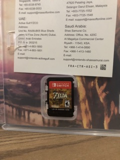 The Legend Of Zelda Game Switch
