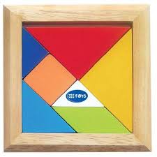 Xếp hình TAGRAM 7 miếng cho bé (kt 11,5x11,5)
