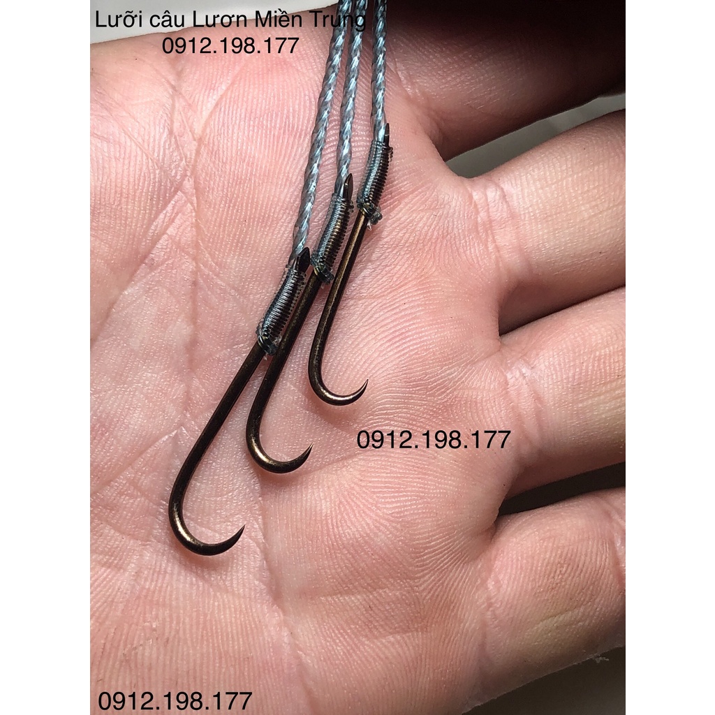 Lưỡi câu lươn. Hàng thủ công 3 kích cỡ Nhỏ, Vừa, To