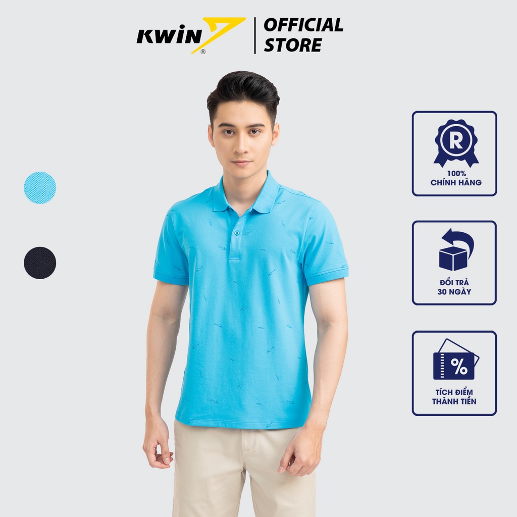 Áo Polo Nam Kwin 2 màu trẻ trung nổi bật, chất mềm mại, thoáng mát - KPS018S1
