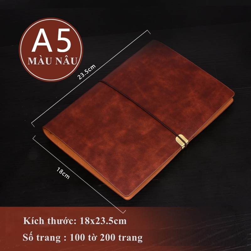 Sổ tay bìa rời khổ A5