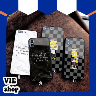 [FSS09JAN-Hoàn 20% xu] ỐP LƯNG KÍNH IPHONE 6 6S 6 PLUS 6S PLUS 7 7 PLUS 8 8 PLUS X XS XR XSMAX