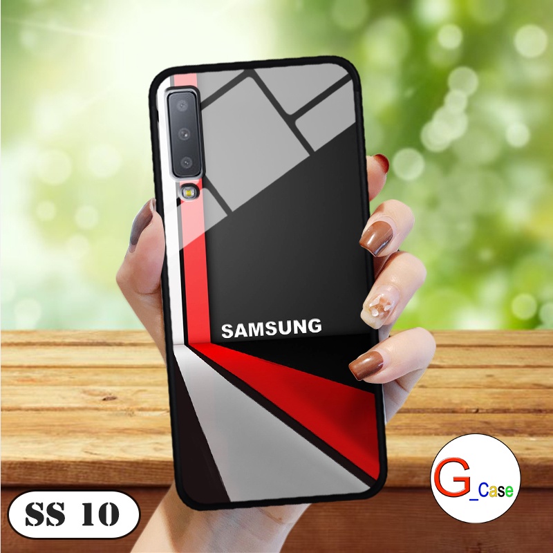 Ốp lưng Samsung Galaxy A7 2018  - in hình 3D Logo điện thoại