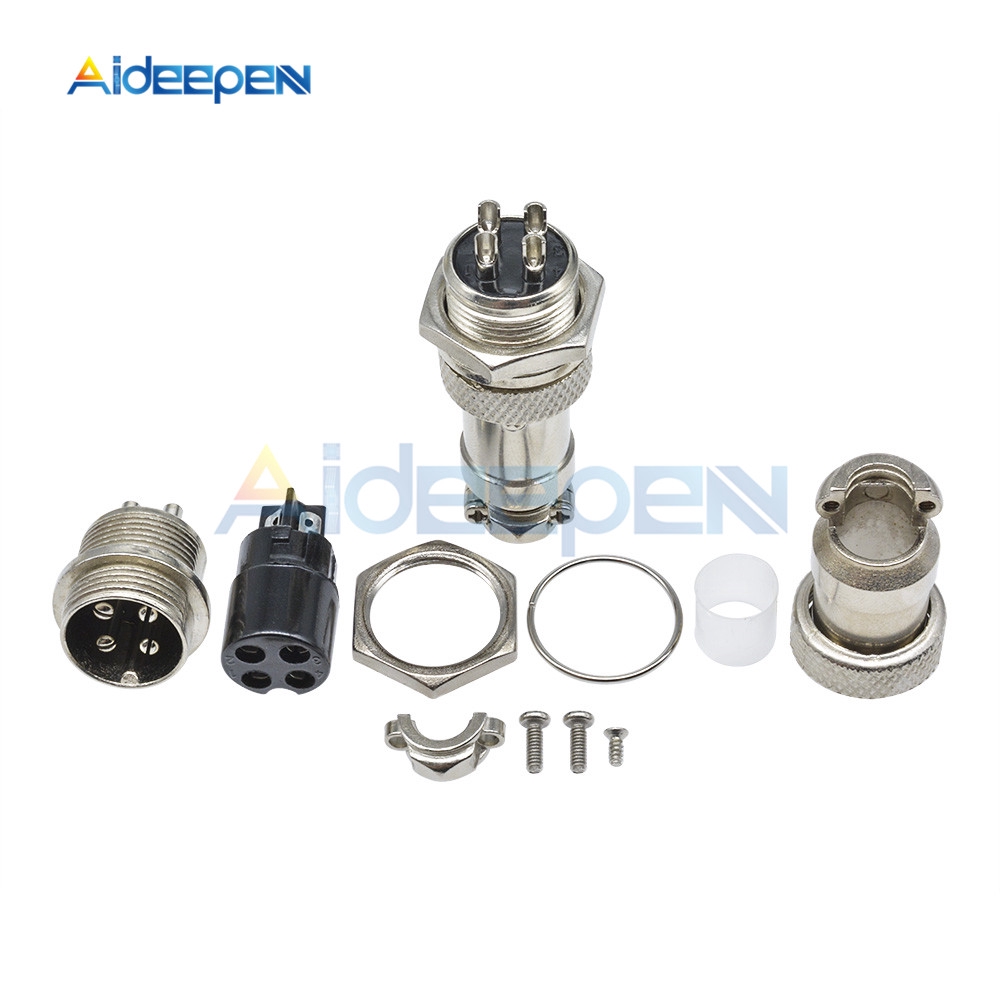 Set đầu nối dây điện Gx16 2/ 3/ 4/ 5/ 6/ 7/ 8/ 9/ 10 pin