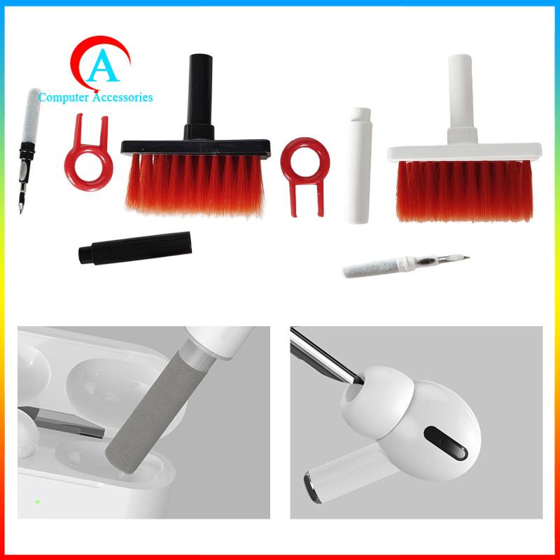 4 bàn chải làm sạch các góc bàn phím máy tính