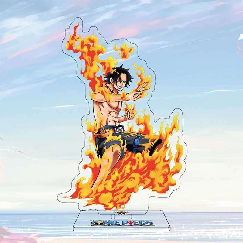 Giá Đỡ Mô Hình Nhân Vật Anime ONE PIECE 16cm Bằng Acrylic Hai Mặt Kích Thước Lớn Làm Quà Tặng Đồ Chơi Cho Trẻ Em