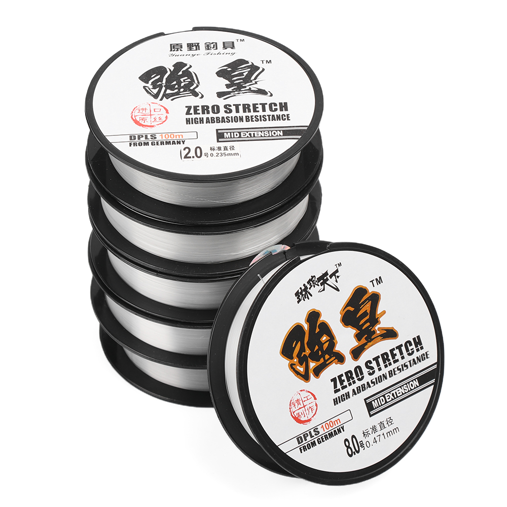 Cuộn Dây Câu Cá Bằng Sợi Carbon Dài 100M