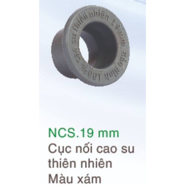 GIÁ SỈ: BỘ 20 BB-NCS-19 MM CỤC NỐI CAO SU THIÊN NHIÊN CHẤT LƯỢNG CAO