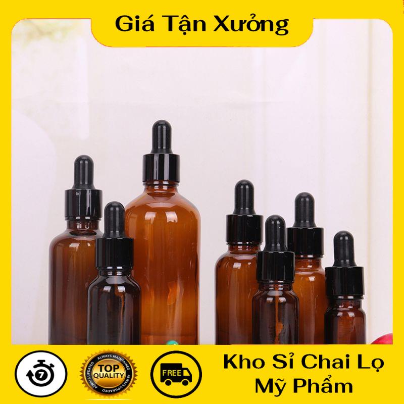 Lọ Chiết Serum ❤ TRÙM SỈ ❤ [15ml,20ml] Chai lọ đựng tinh dầu bóp giọt Khoen Đen , chai lọ chiết mỹ phẩm .