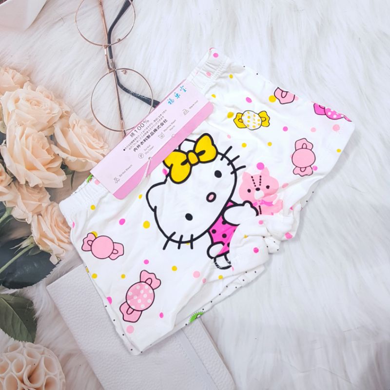 Sét 2 Quần Chíp tam giác, đùi Cotton lạnh - sịp bé gái