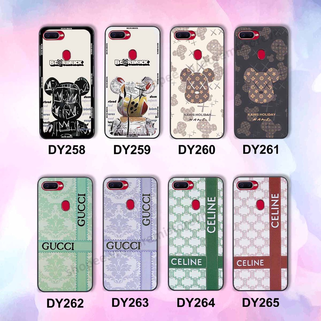 Ốp Oppo A5s / A7 / F9 / A12 thể thao, bear brick, ốp lưng dẻo thời trang bền đẹp