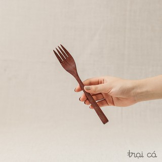 Dĩa gỗ /nĩa gỗ (20cm) gỗ trắc / gỗ beech