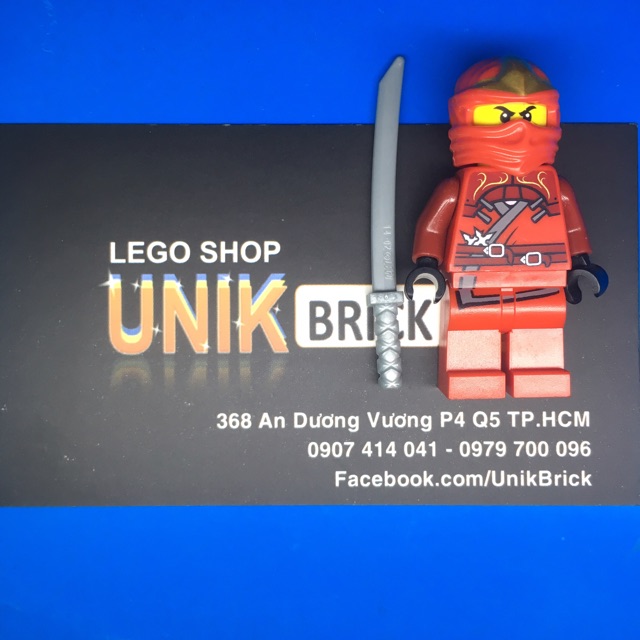 Lego UNIK BRICK Combo 4 Nhân vật Ninjago ZX Kai, Jay, Cole, Zane trong Ninjago chính hãng (như hình)