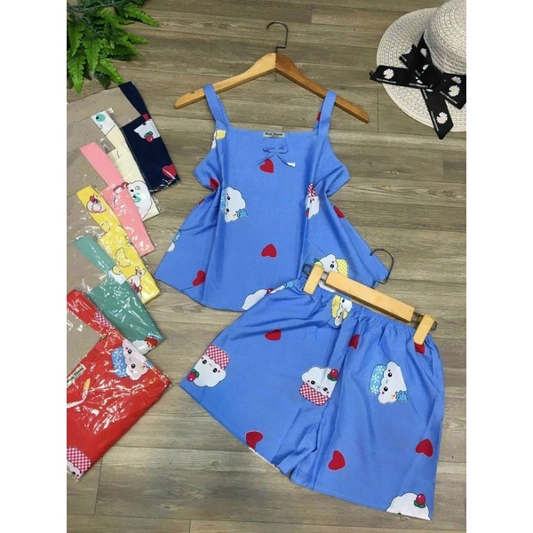 💫Bộ đùi dây mặc nhà xinh 💫Fom 35~55kg