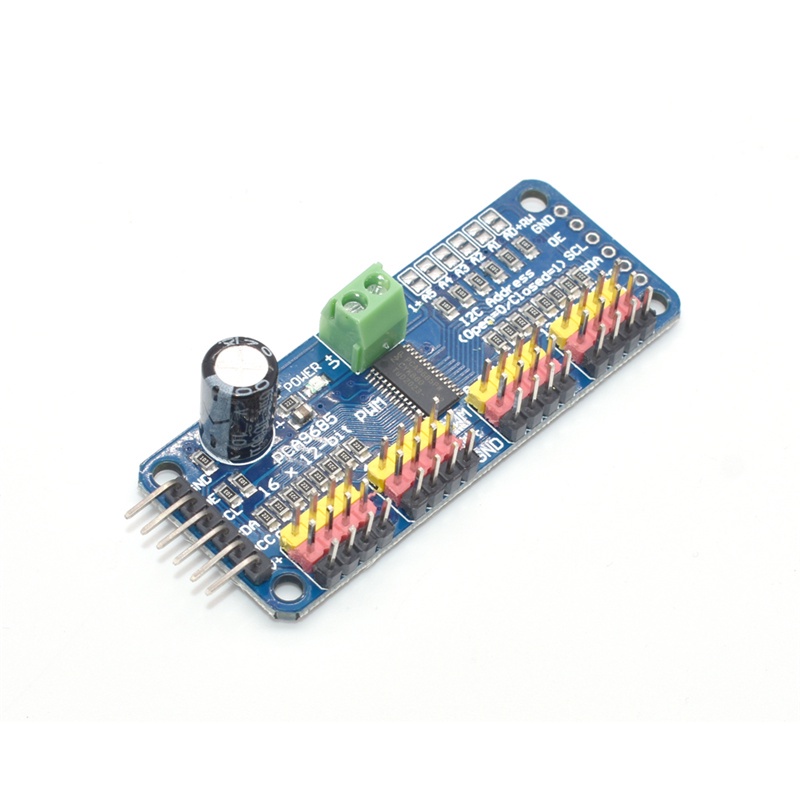 XBVN 16-Channel 12-bit PWM/Servo Driver-I2C interface-PCA9685 DIY Servo Shield Module