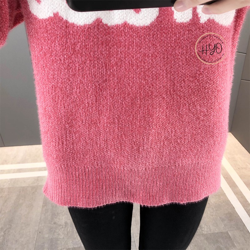 Áo len nữ dày cổ 3 phân Grave lông cừu Freesize Quảng Châu | BigBuy360 - bigbuy360.vn
