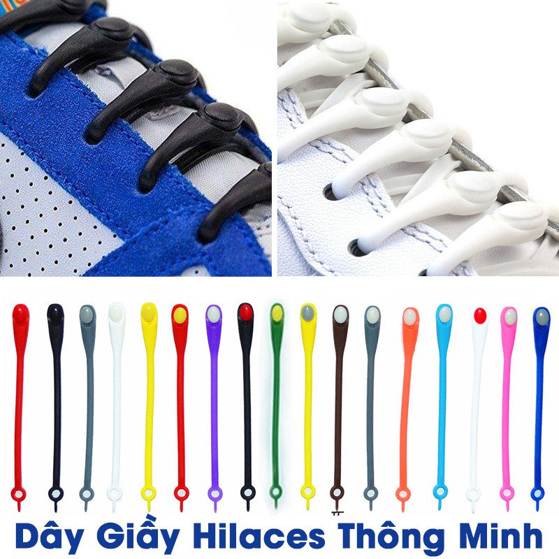 Dây Giày Cao Su Đàn Hồi Thông Minh Hilaces (14 dây)