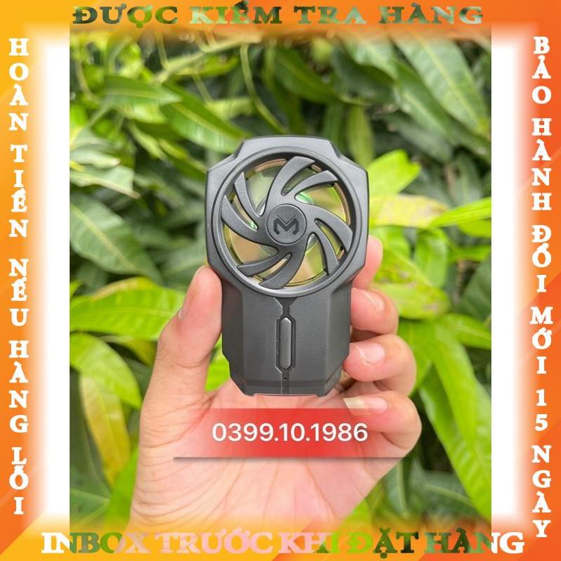 Quạt tản nhiệt MEMO FL-05 pin 3-4 tiếng, đèn Led RBG đổi màu cực chất nguyenmanh