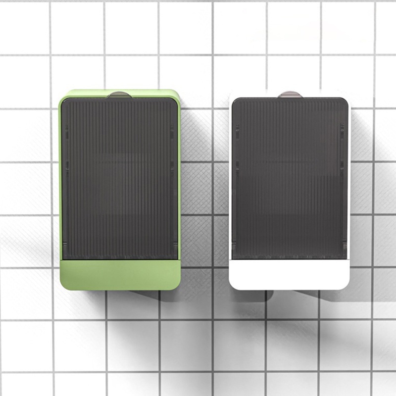 Khay Đựng Xà Phòng Nắp Lật Có Ngăn Kéo