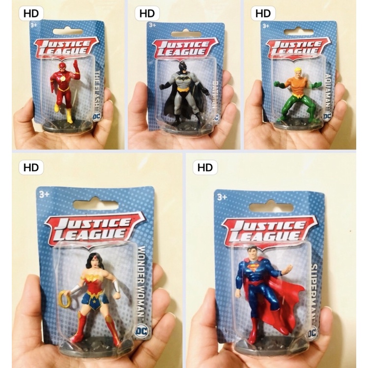 Combo 5 hộp đồ chơi nhân vật mô hình DC của Mattel