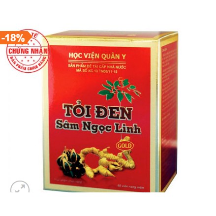 Tỏi Đen Sâm Ngọc Linh Gold Chính Hãng Học viện Quân Y