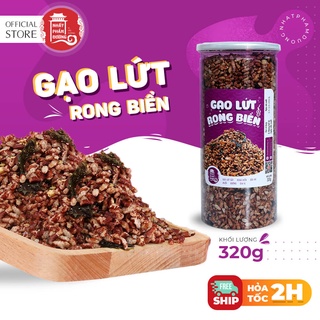 Gạo lứt rong biển 320g Nhất Phẩm Đường đồ ăn vặt healthy ăn kiêng