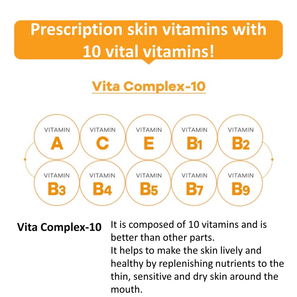 Set 30 miếng dán dưỡng môi Real Vita Hydrogel 70g