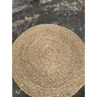 Thảm cói tròn trơn 1,2m