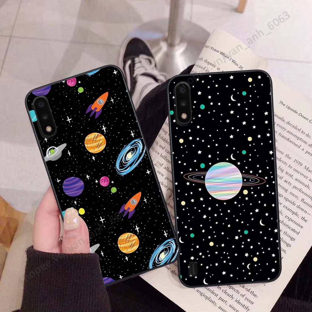 Ốp Samsung A01 / A02 hình bầu trời, phi hành gia đẹp, ốp lưng điện thoại samsung galaxy viền dẻo cao cấp